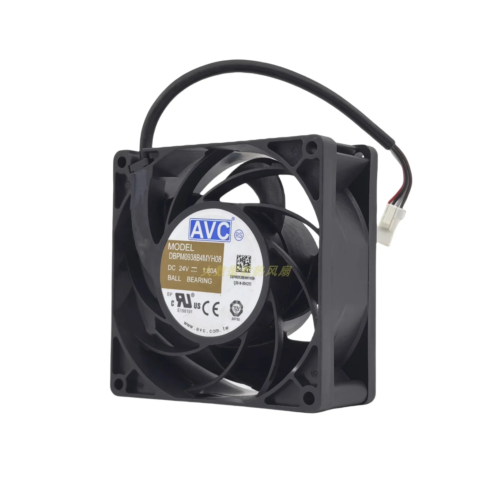 

ДЛЯ Промышленный вентилятор DBPM0938B4MYH08 24 В постоянного тока 1,80 А | 90×90×38 мм IP68 Водонепроницаемое охлаждение с высоким воздушным потоком | Двойной шарикоподшипник