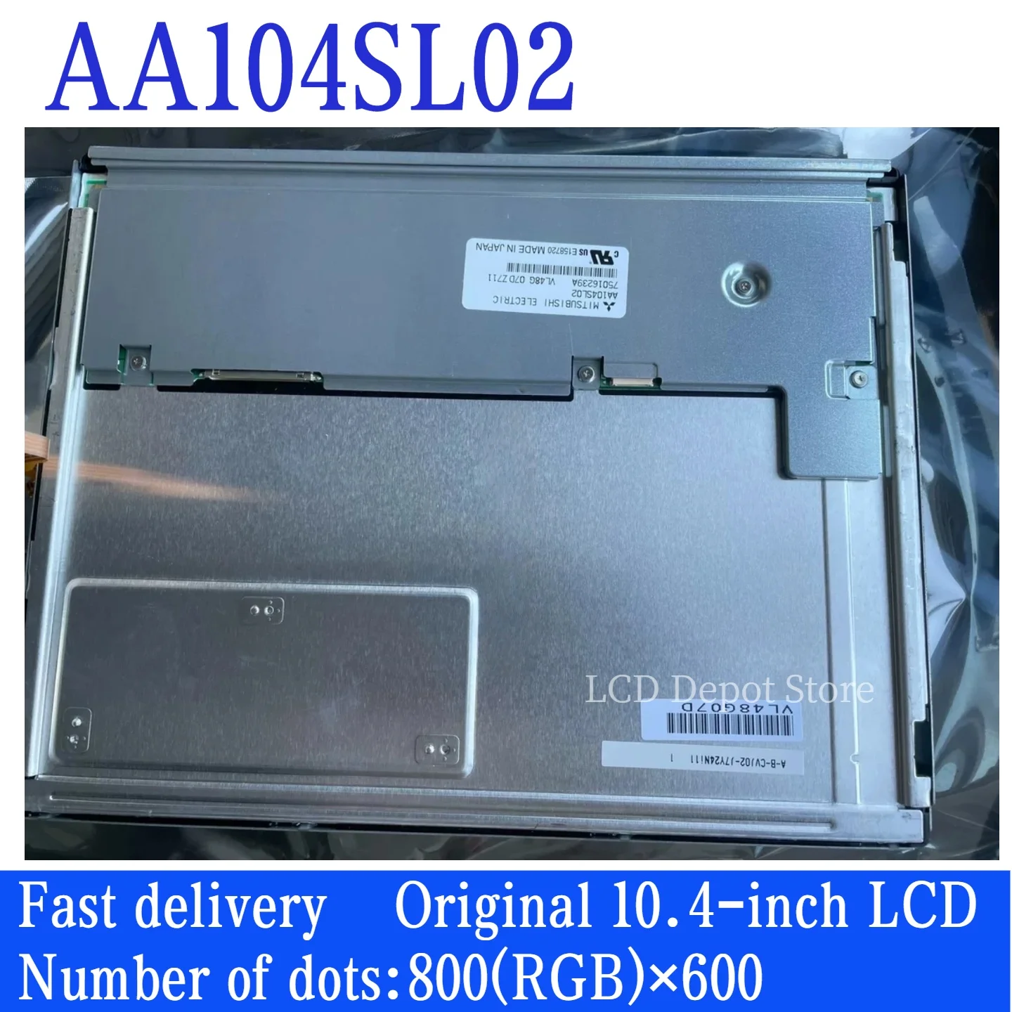 Original brand new 10.4-inch AA104SL02, resolution 800 * 600 industrial LCD display screen