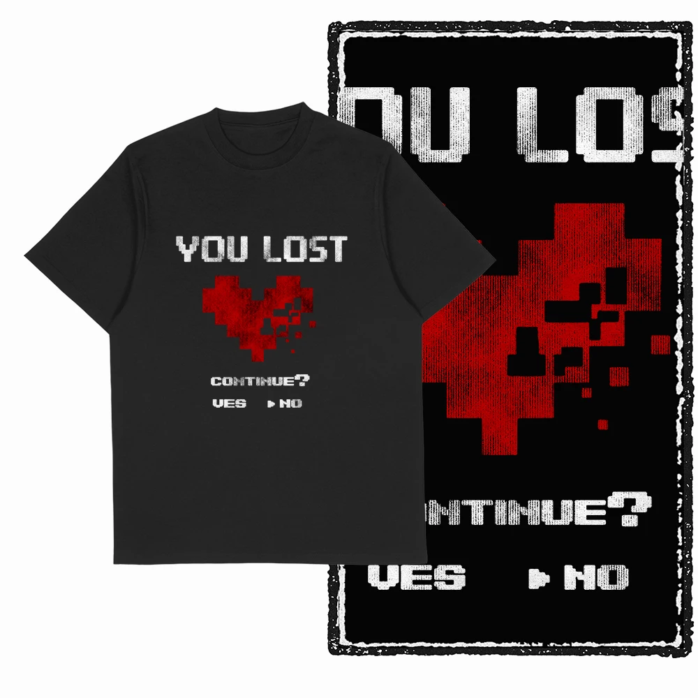 2025 カジュアル純綿ストリートスタイルレトロクール限定メンズ＆レディースTシャツY2KラウンドネックレトロTシャツトップ