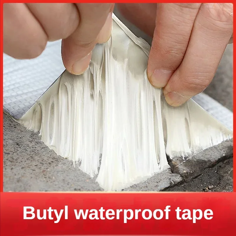 Waterproof Roll Butyl Tape Roof Color Steel Tile Gap Exterior Wall Waterproof （Common Size and Area）