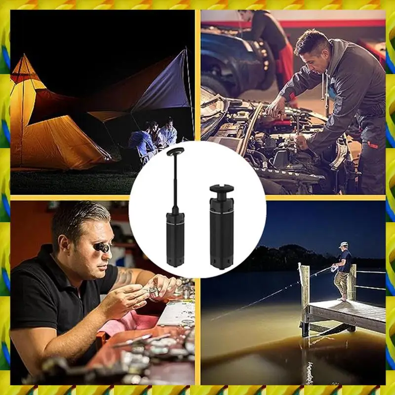 

WFF Portable Camping Lantern Telescopic LED Work Light USB Rechargeable Outdoor Fishing Tent Emergency Lamp With Tripod
