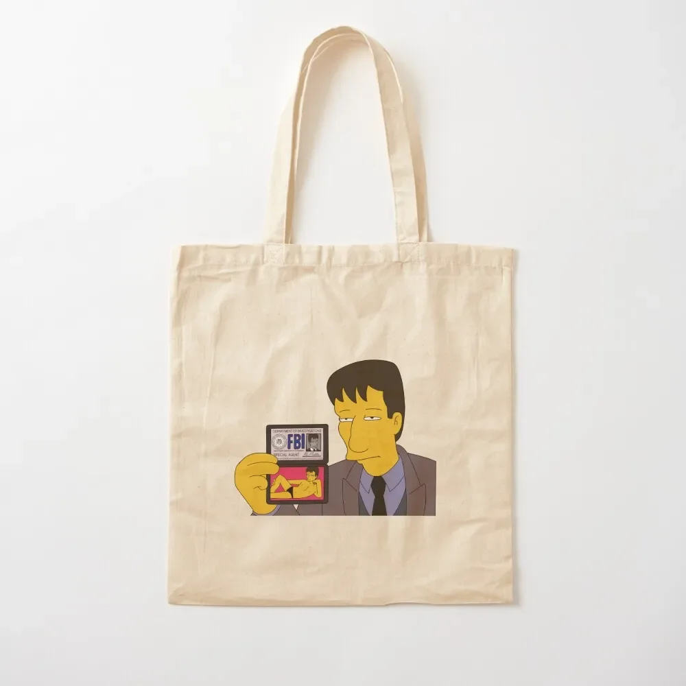 

Agent Mulder FBI Tote Bag Women's shopper reusable shopping bags Tote Bag