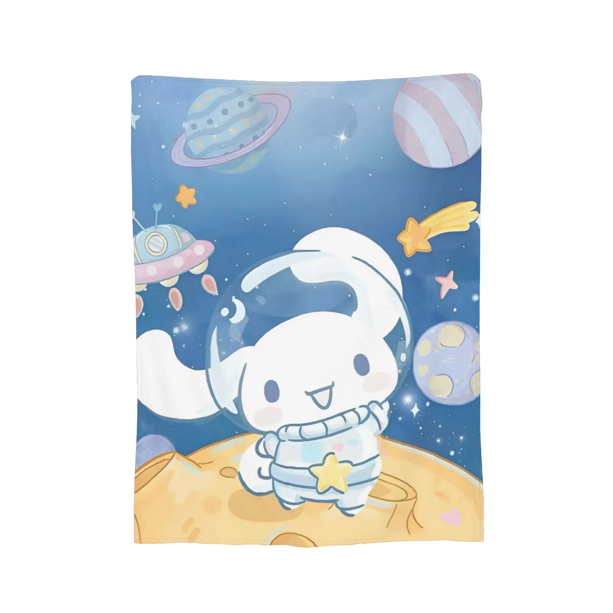 سينامورول Kawaii الكرتون بطانية مريحة لينة رمي البطانيات للسرير 50x60 بوصة متعددة الحجم الفراش يلقي #2