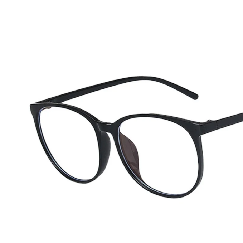 Montura de gafas de ordenador transparente para hombres y mujeres, gafas redondas Anti luz azul, gafas de bloqueo, gafas ópticas