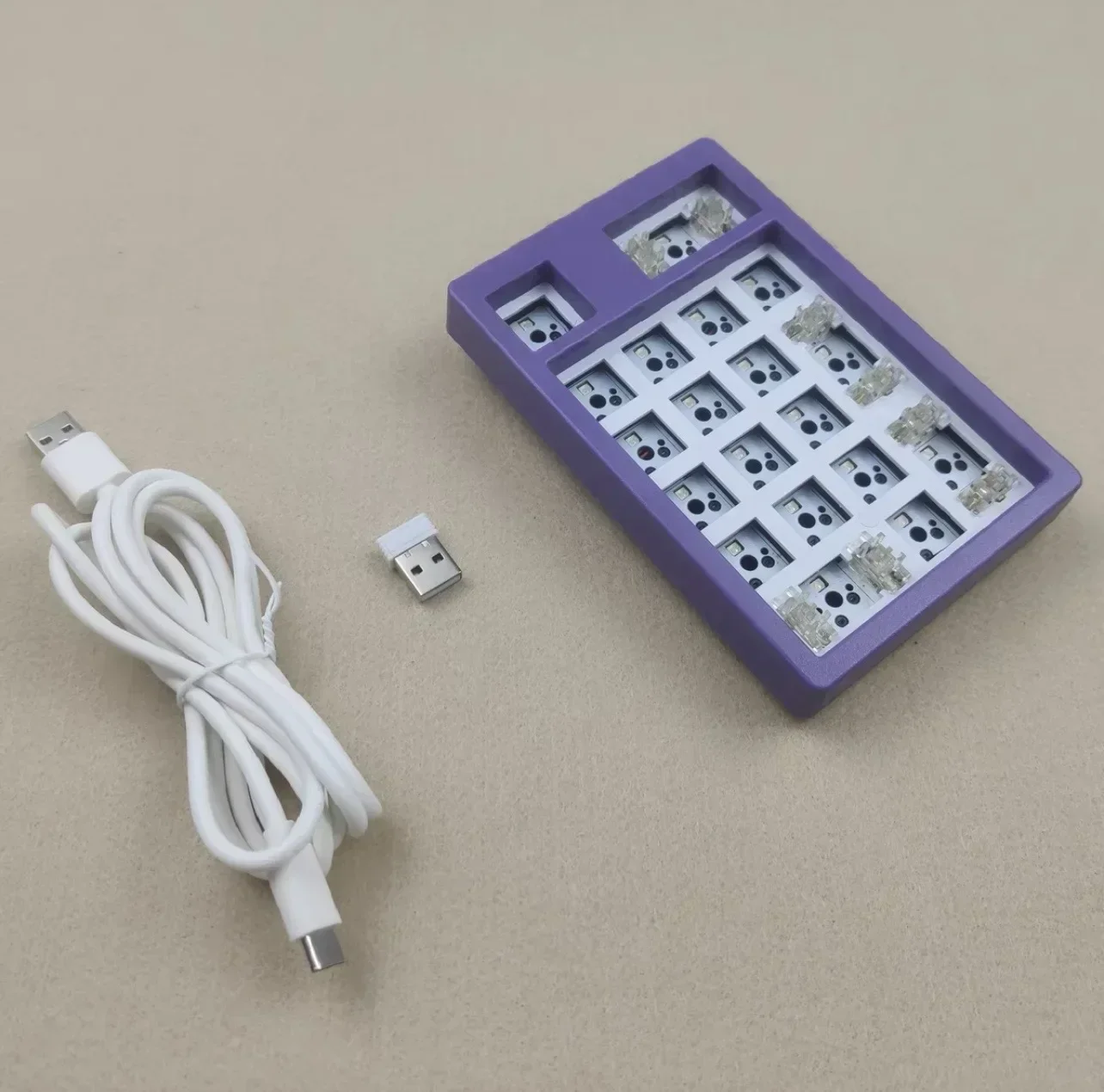 Imagem -03 - Nexttime-kit Teclado Mecânico Nt19 Numpad Bluetooth 2.4g Junta Modo Pcb Hot Swappable Switch Led Rgb Próxima Vez 19