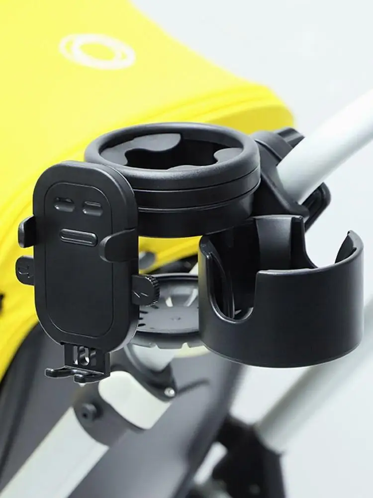AliExpress NONE 3 in 1 Design Baby Stroller Cup Holder 360° Rotation Multicolor Cup Holder Multi Function Non Slip Water Bottle Tray Bicycle