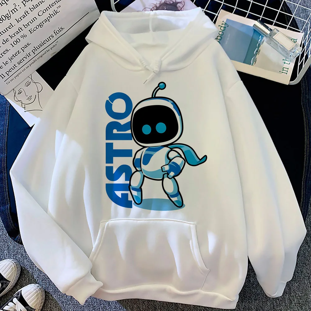 

Astro Bot hoodie harajuku modern style kawaii anime female sweatshirts pullover Y2K manga printed design comfortable