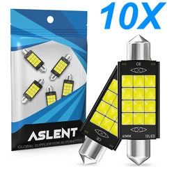 10X C5W LED C10W Canbus Festoon 31mm 36mm 39mm 41mm 3030 3D Car Bulb Interior Doom Lamp Reading Light License Plate Lamp White