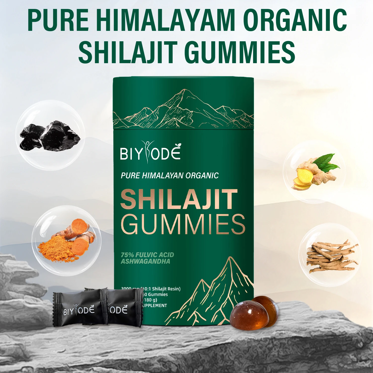 

SHILAJIT Gummies Питательная добавка для энергетической фокусировки и когнитивной поддержки