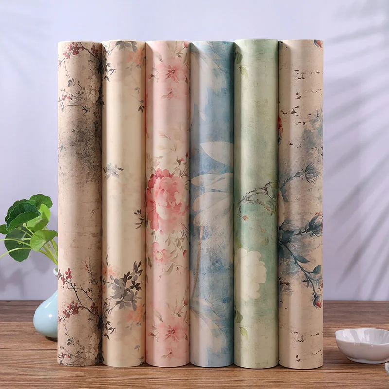 Chinese Calligraphy Xuan Paper Roll, Half Ripe Wax-Dyed Rice Paper, 34cm x 10m Long Scroll for Brush Writing