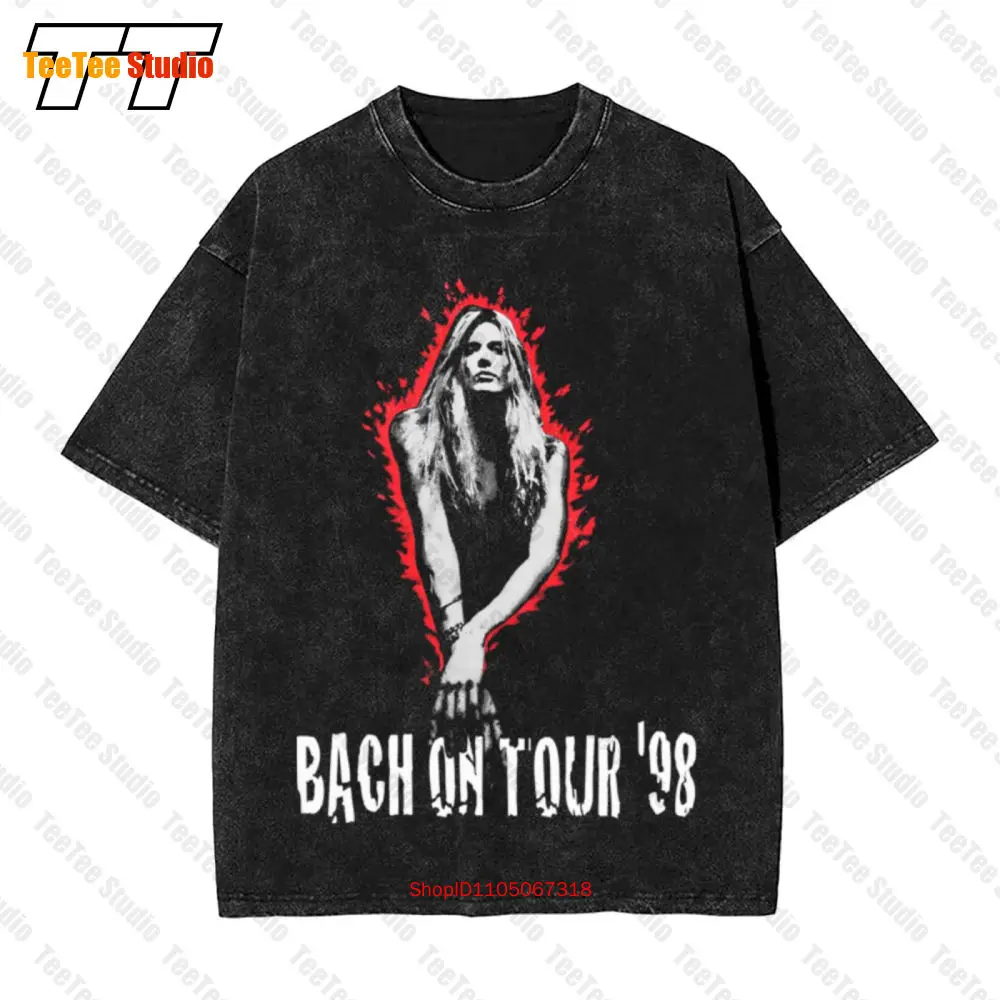 Camiseta extragrande vintage Skid Row Sebastian Bach de los años 90 NNSU