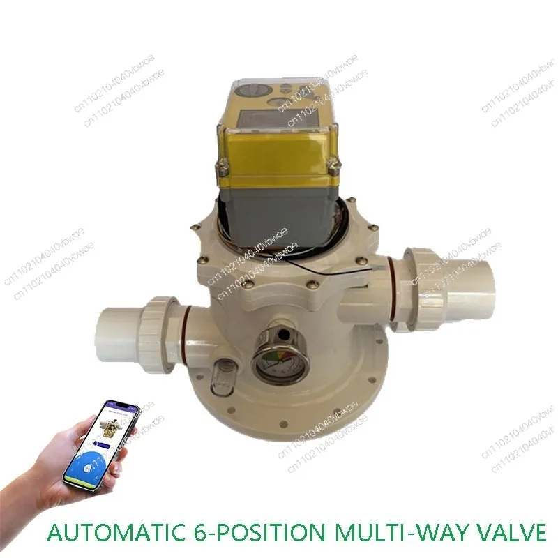 Automatic Swimming Pool Sand Filter Control Head, Intelligent Backwash and Purification System for Water Circulation