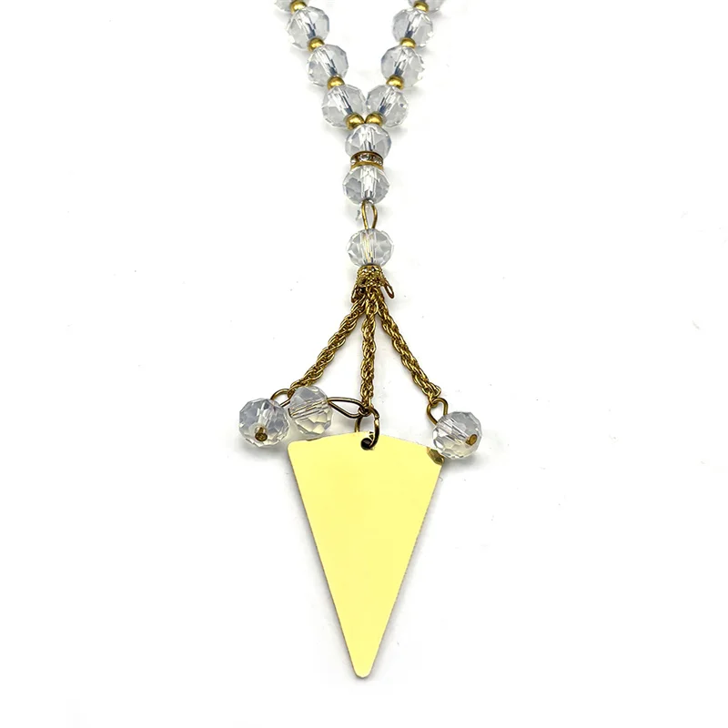 Stainless Steel Talisman Abracadabra Divination Chain Car Pendant for Women Men Abraxas Occult 33 Prayer Beads Jewelry Gift