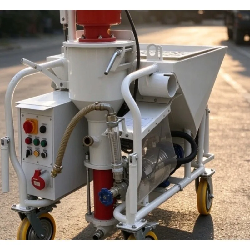 Mortar Cement Coating Dry Powder Putty Gypsum Sprayer Automatic Gypsum Sprayer Gypsum Plastering Machine