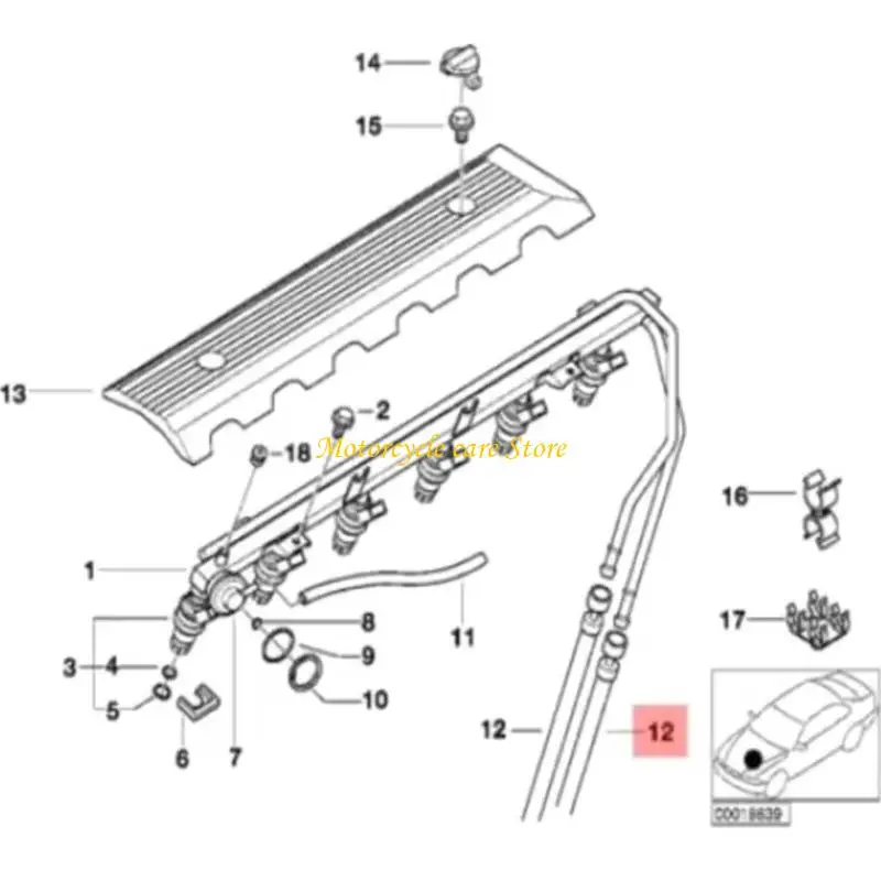 U75F 7548987 for E46 E83 320i 323Ci 323i Line Replacement