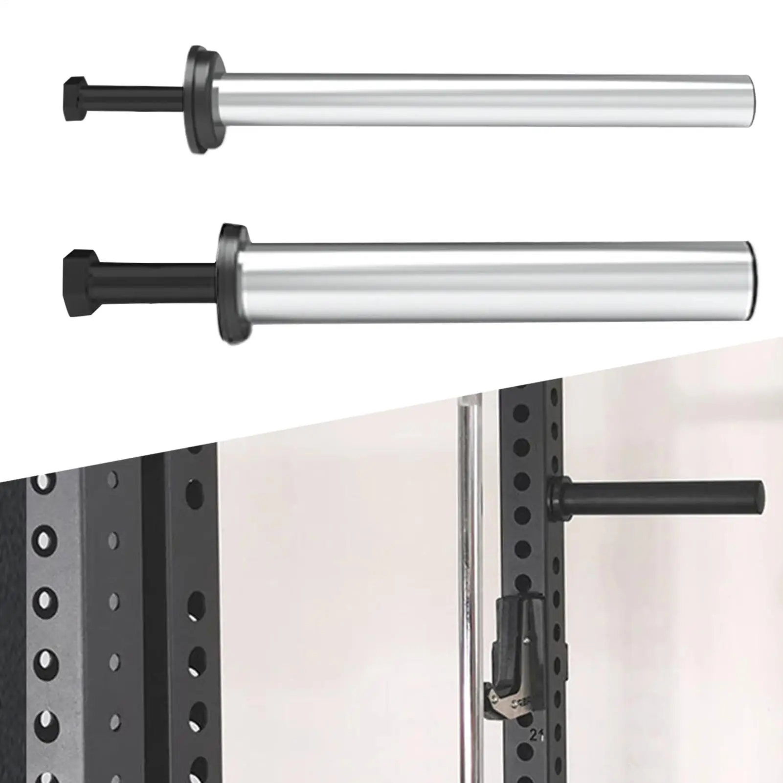 

Gym Plate Weight Rack Stainless Steel Home Gym Weight Plate Holder Barbell Mount Accessories Sturdy Space-Saving Fitness