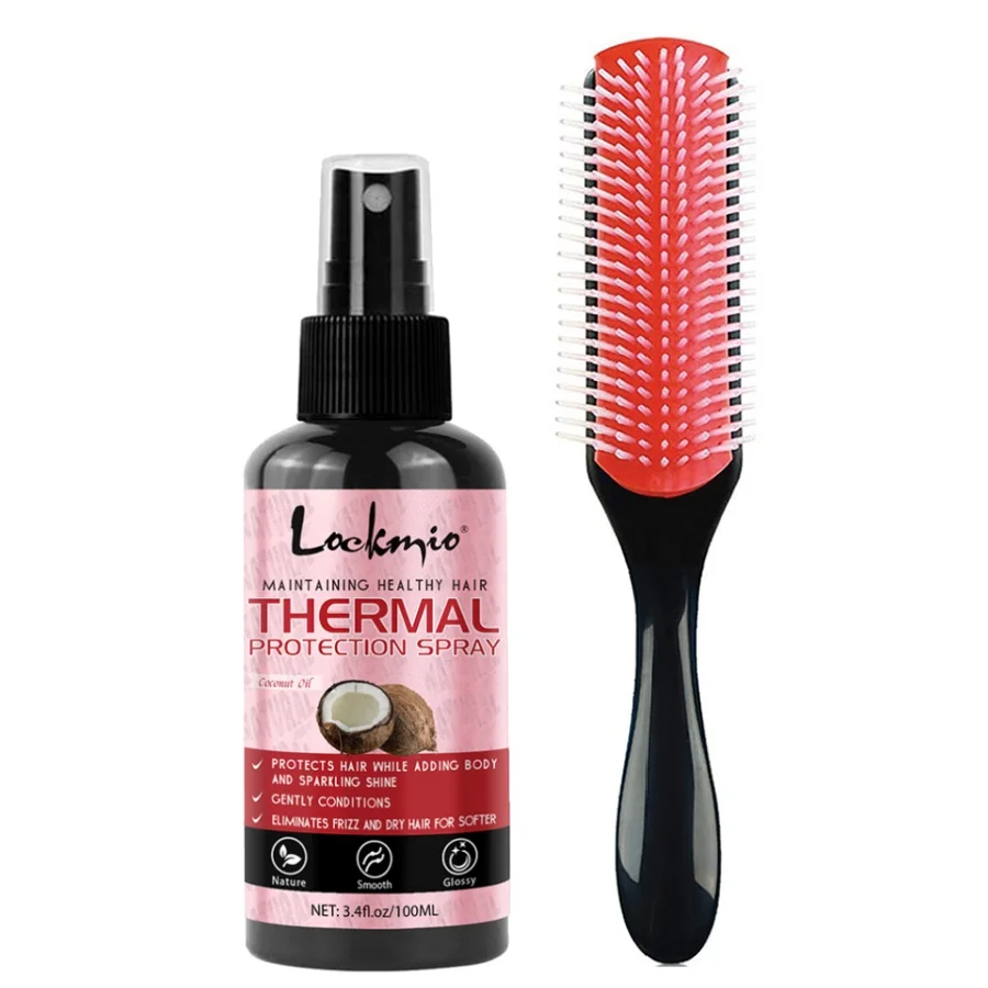 Thermische beschermingsspray voor haar Hittebeschermer Serum Bescherm het haar tegen UV-beschadigd Hydraterende haarverzorgingsconditioner voor vrouwen
