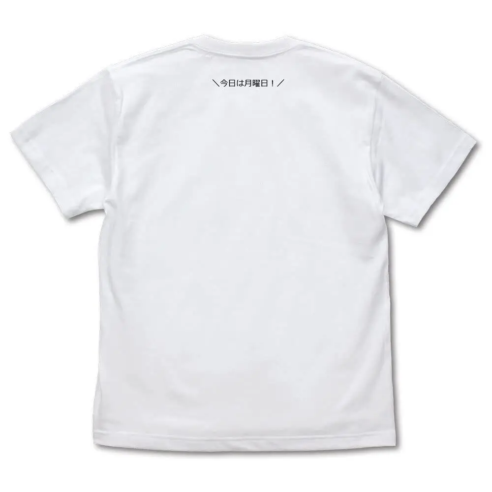 Machikado Mazoku Sliding Monday T-shirt WHITE XLSize