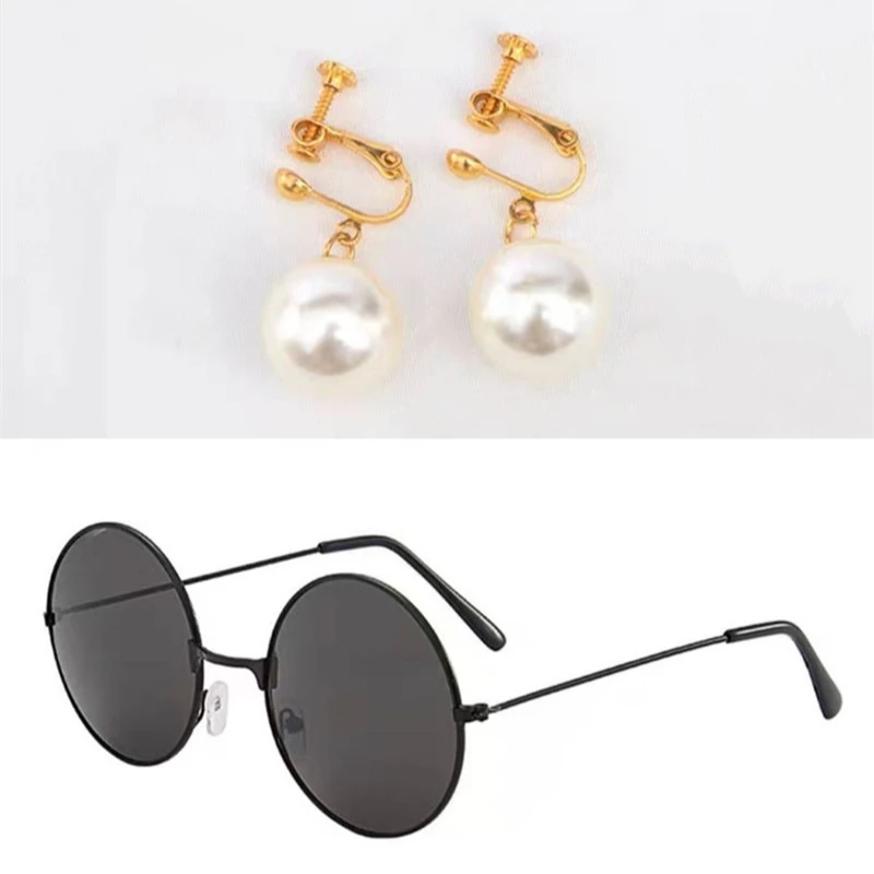 Honkai Star Rail Kafka Cosplay Glasses Sunglasses Stellaron Hunters Kafka COS Pearl Earrings for costumes