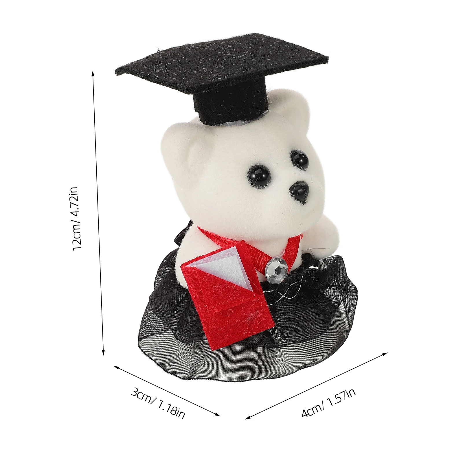 

10 шт., выпускной медведь, цветочный букет, материал, украшение для выпускной вечеринки, церемония, подарочное украшение