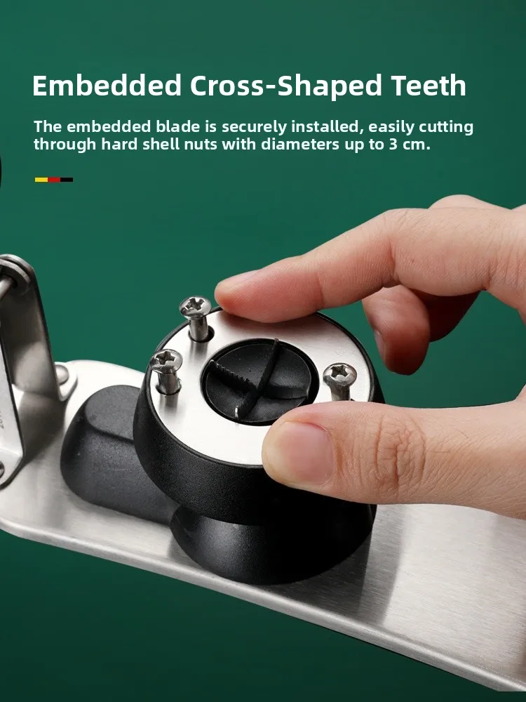 أداة لينا لفتح الكستناء، أداة احترافية لفتح وتقشير الكستناء الخام، أدوات مطبخ للطهي، كسارة مكسرات، مزيل القشور #2