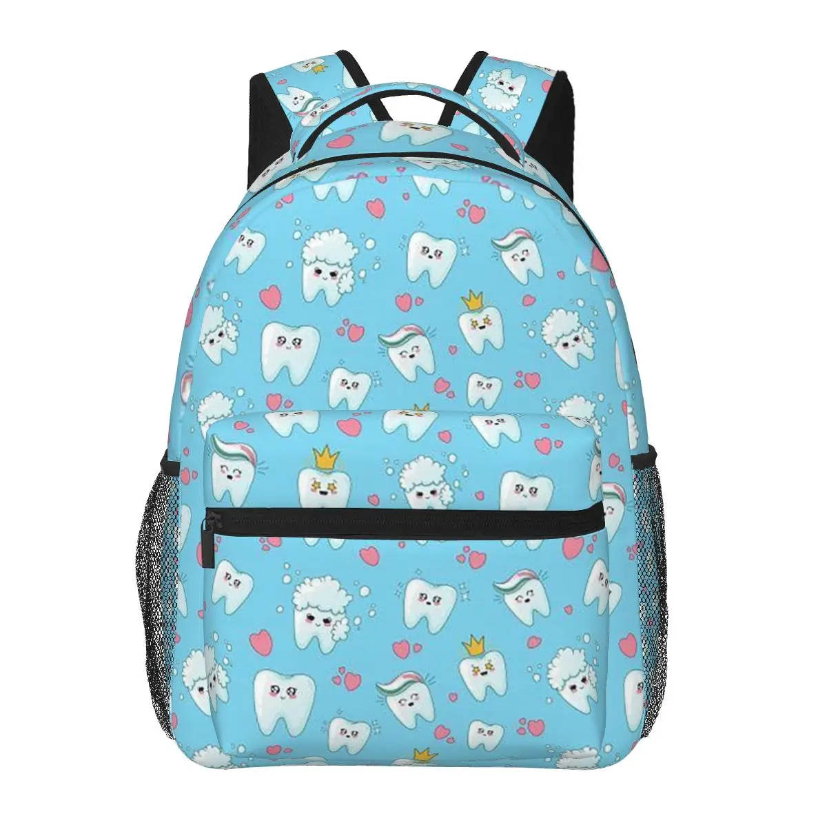 

Tooth Dental Fairy Pattern Student Backpack School Bag Hiking Travel Daypack for Men Women Fashion Bookbag Shoulder Bags