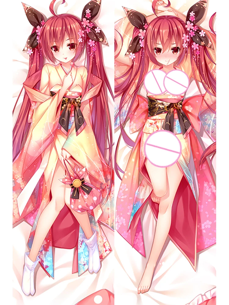 

Dakimakura Anime Kotori Itsuka Double-sided Pillow Cover Print Life-size body pillows cover Adult pillowcase 2024