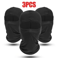 1/3pcs Ski Mask for Men Full Face Mask Balaclava Black Ski Masks Covering Neck Gaiter