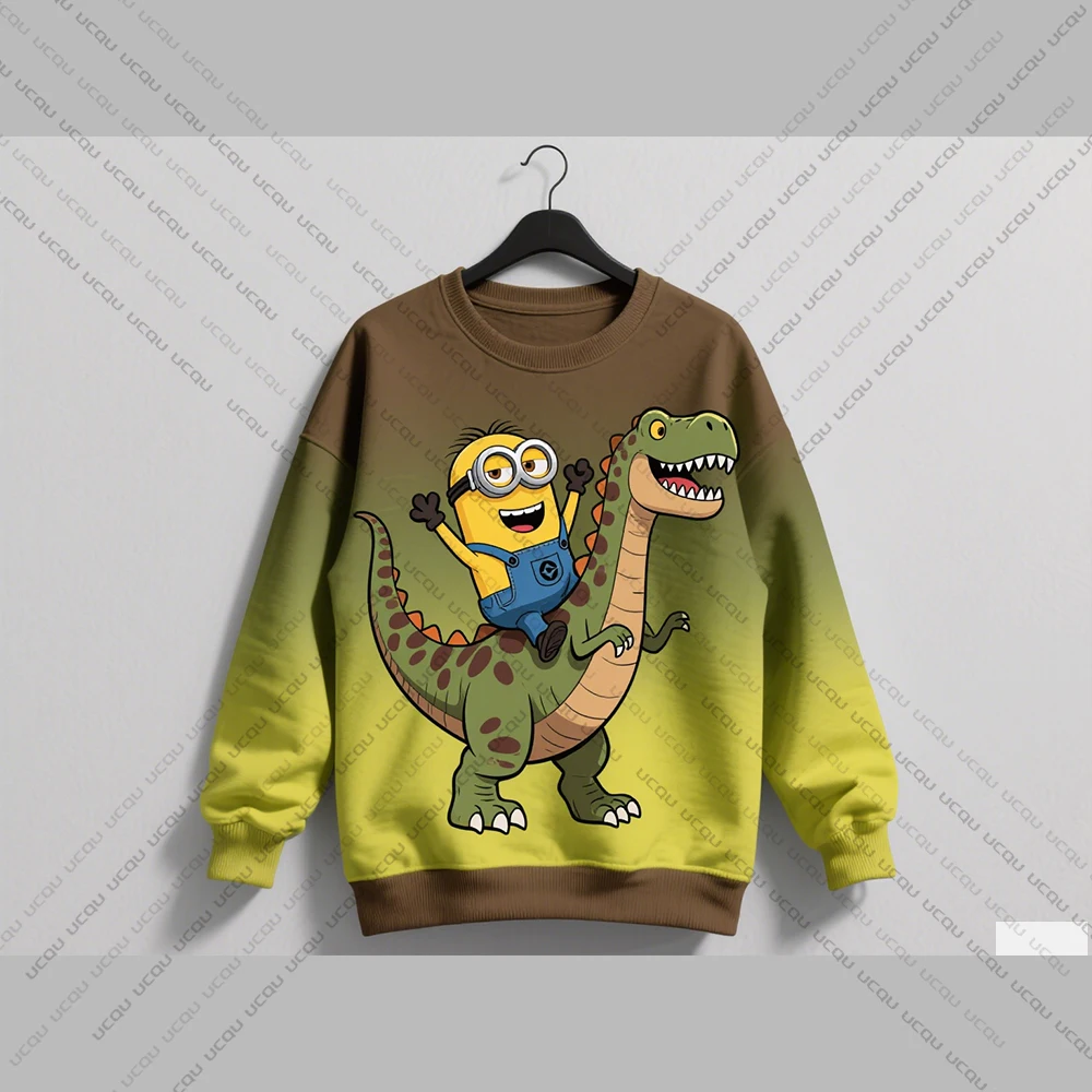 2025 Disney Women's Pure Sweatshirt Hooded Sweatshirt Fashion Casual Pants Unique Print Plus Size Streetwear Hip-Hop Style