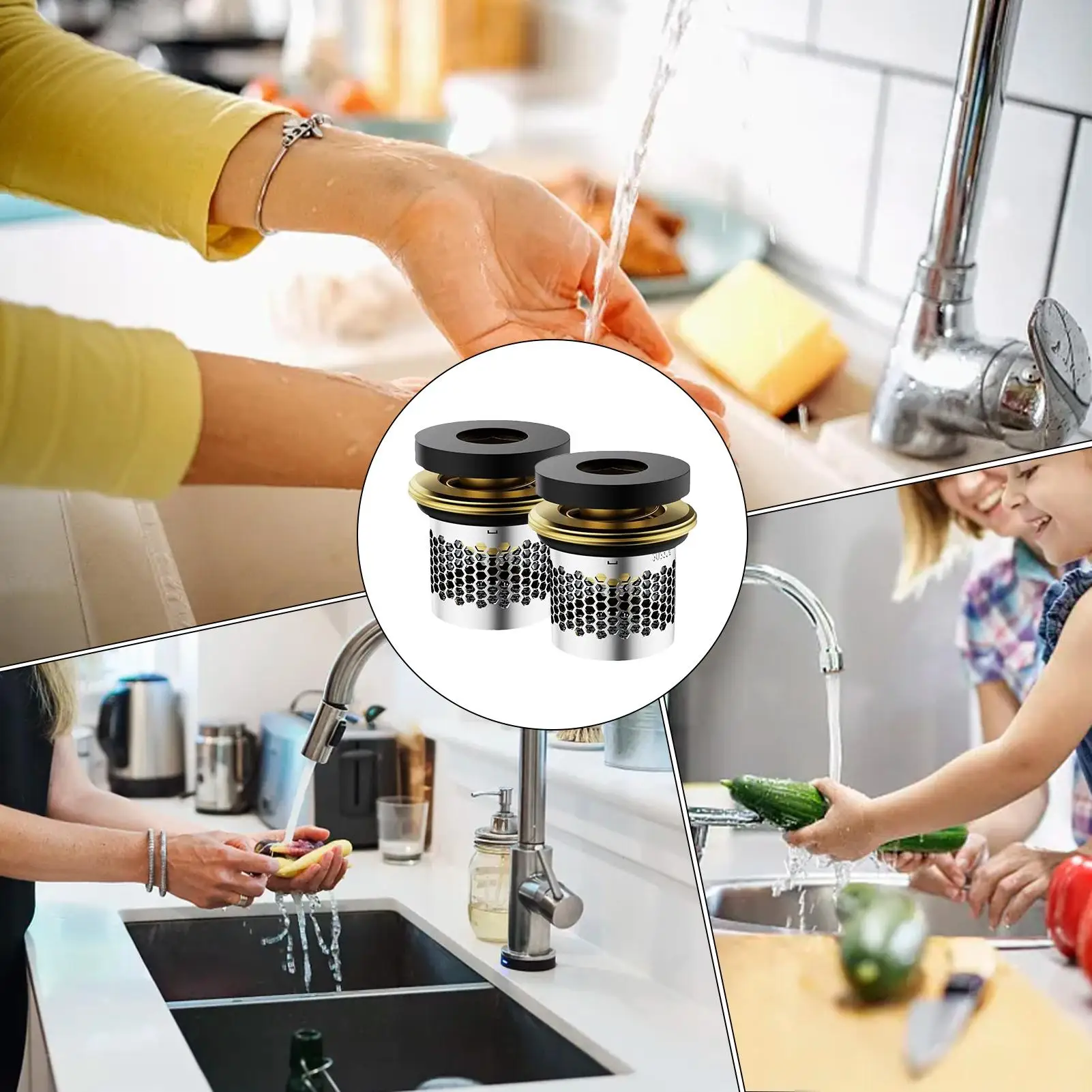 

Клапан насадки для душа, 2-х шт., фитинги для смесителя, клапан контроля расхода воды для воды, автофургона, аквариума, биде, ванны, сантехника