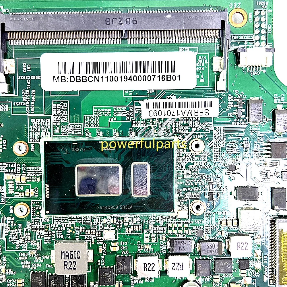 Imagem -03 - Acer C27865 Motherboard Dbbcn11001 I59250u Cpu Ddr4 Ferro Mainboard Funcionando Bem