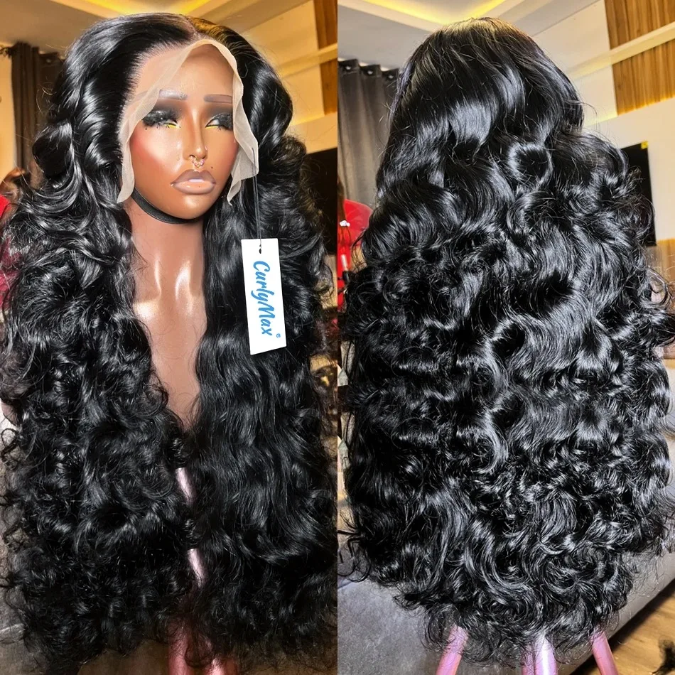 

200 Density 30 Inch Body Wave Lace Frontal Human Hair Wig 13x6 Lace Front Wig HD Transparent PrePlucked For Black Women