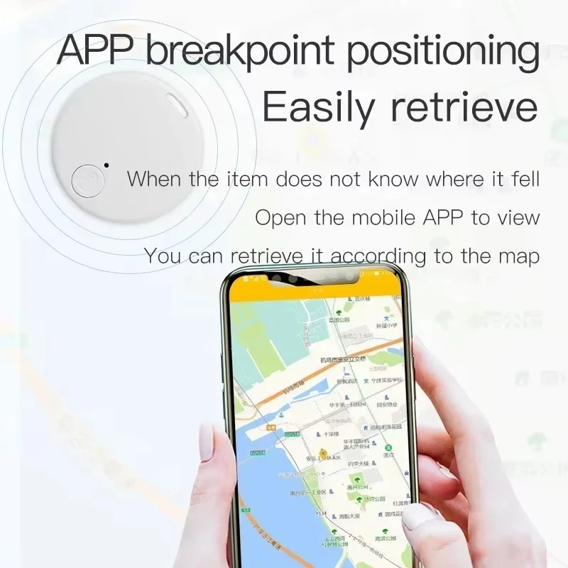 Mini Bluetooth GPS Tracker For Apple iOS System Devices Tag Work With Find My App Key Finder Pet Car Key Smart Tag 2026