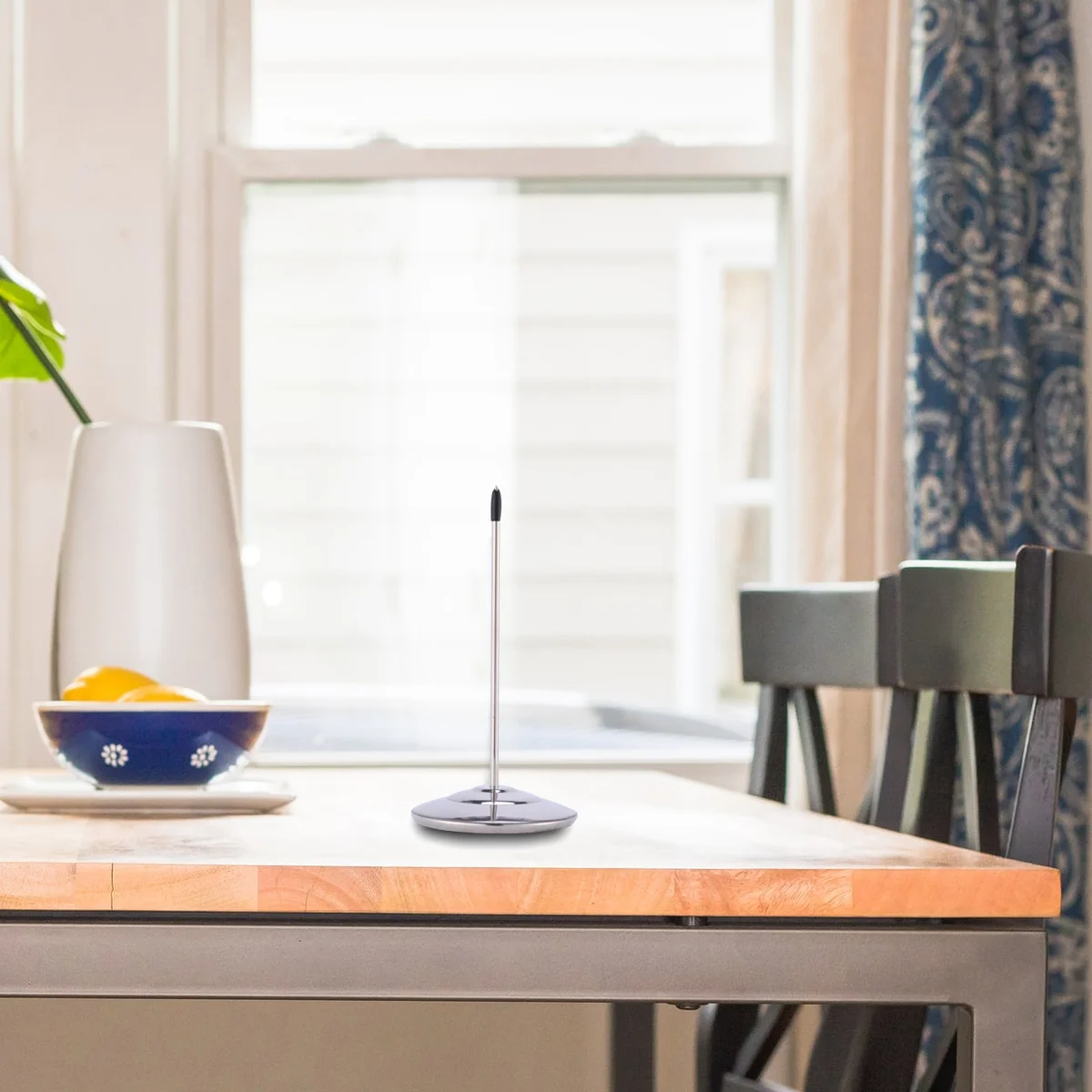 الفولاذ المقاوم للصدأ استلام المغزل حامل لمكتب المنزل مستقيم قضيب ورقة مذكرة المنظم فاتورة شوكة فاتورة مجلد القائمة #5