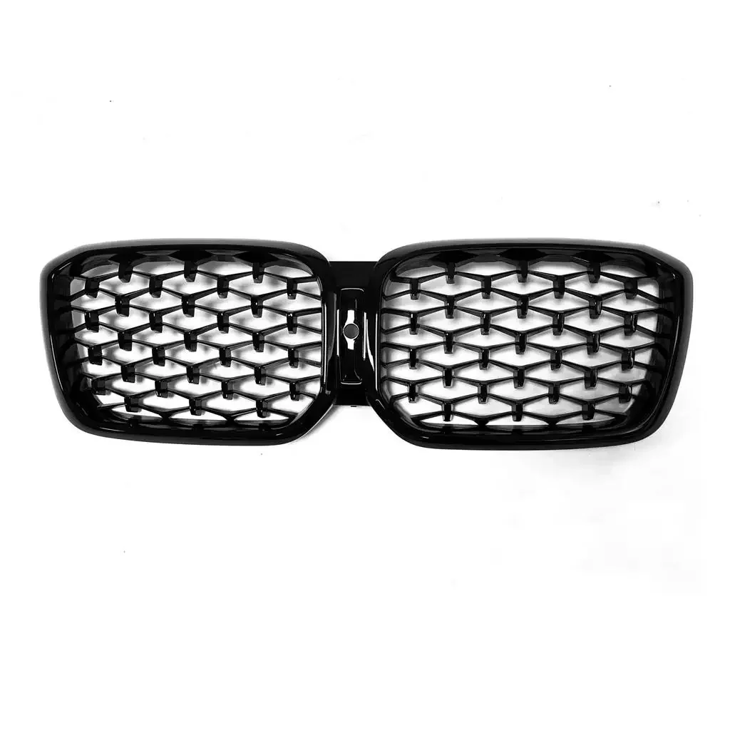 Car Front Grille Kidney Grill For X3 X4 G01 G02 LCI Diamond Styling Grille