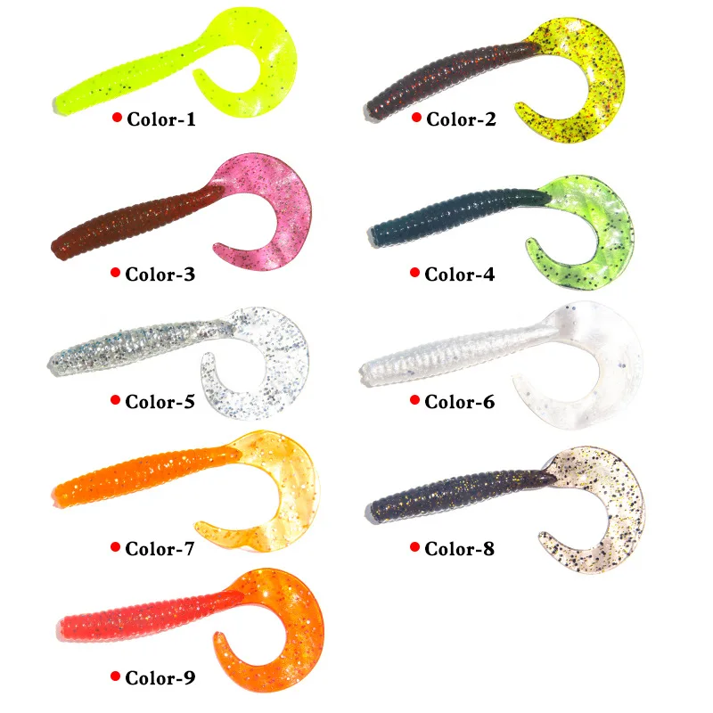 

10pcs/Lot Soft Lures Silicone Bait 80mm 4.2g Goods For Fishing Sea Fishing Swimbait Wobblers Artificial Tackle Drop Ship