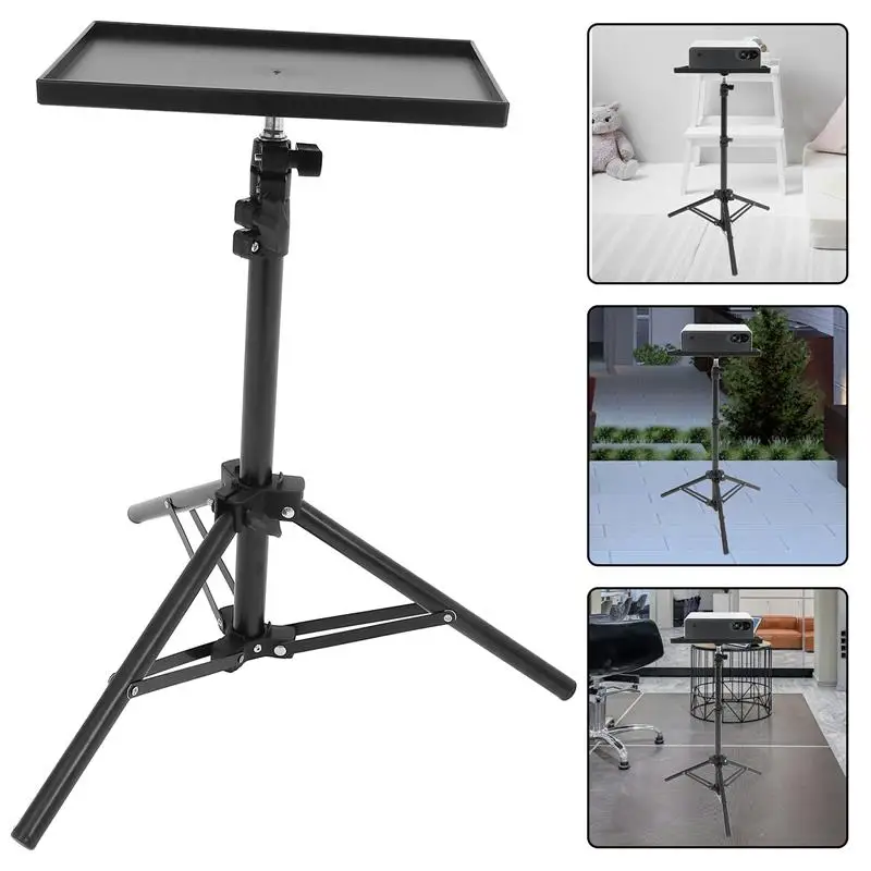 Projector Bracket Travel Tripod Speaker Stand Extend Accessories Mount Ball Head For Laptop DSLR Camera Projector Laptop Stand