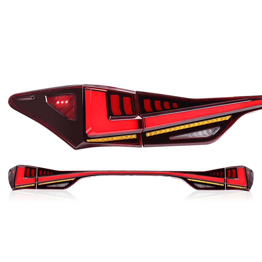 Car Through Tail Lights For Lexus GS GS250 GS300 2012-2020 full LED Taillamp Rear Brake Lights Starlink Cross Taillight Accembly
