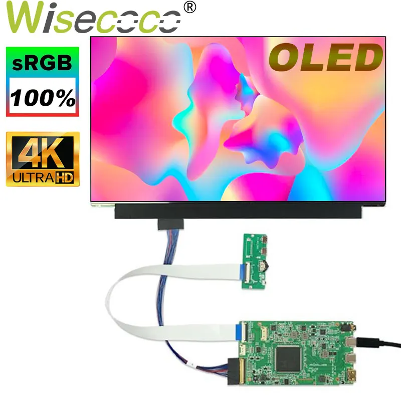 

4K AM-OLED Display 13.3 Inch 3840*2160 OLED Screen Display IPS EDP 40Pins USB-C Driver Board For Laptop Raspberry Pi Display