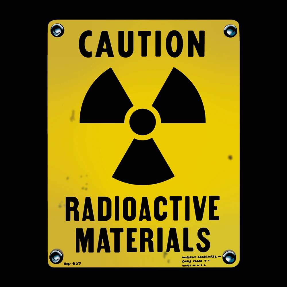 Autocollants d'avertissement de Danger, matériaux radioactifs, autocollants d'avertissement pour moto, voiture, carrosserie, fenêtre, accessoires