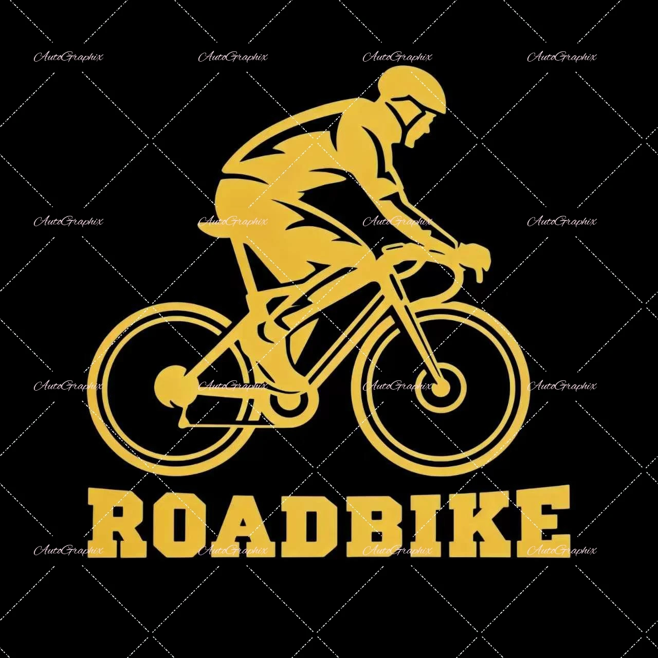 Customized Bicycle Road Bike Riding Decals for Windows and Bodies, Waterproof and Sun Protection