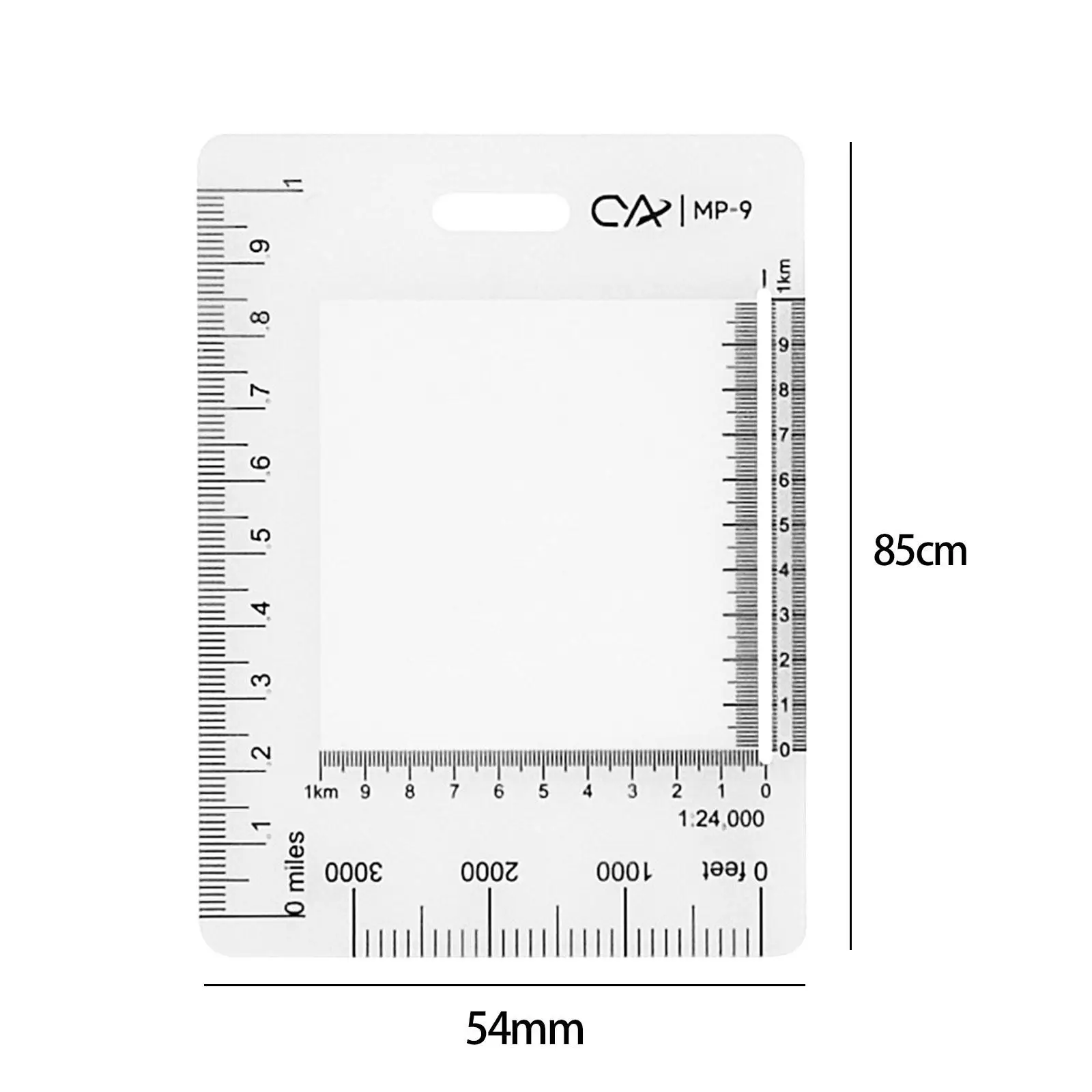 Pocket Grid Acrylic Accurate for Utm, Usng, Mgrs Coordinates Map Reading