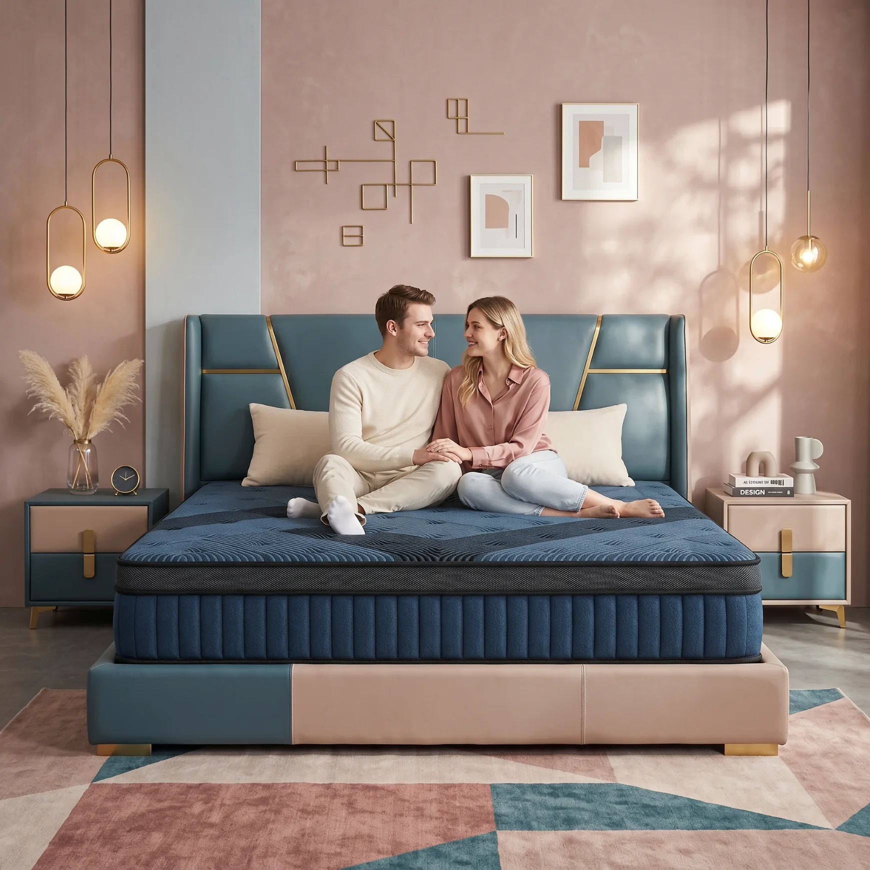 12/14 Inch Individually Wrapped Coil Mattress, Motion Isolation to Reduce Nighttime Movement Disturbance