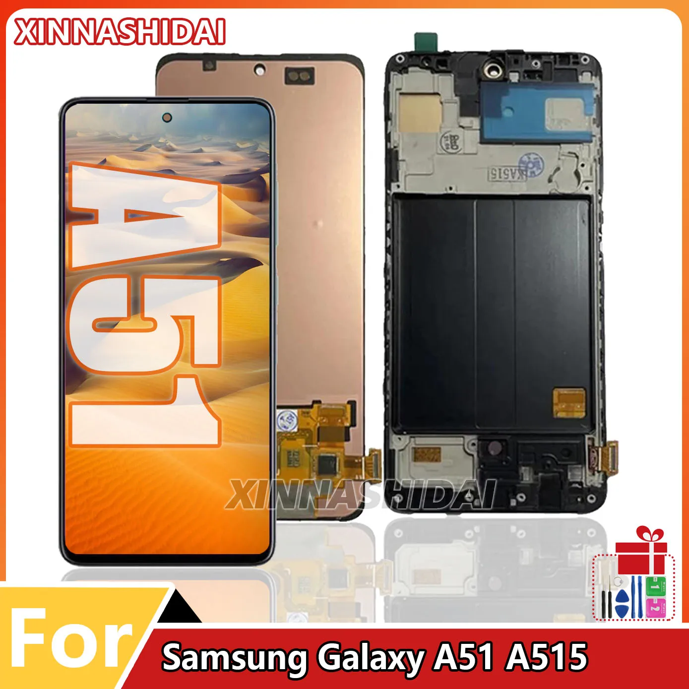 For Samsung Galaxy A51 5G LCD With Frame Digitizer Assembly For Samsung A51 A515 A515F A515F/DS,A515FD A515FN/DS Display