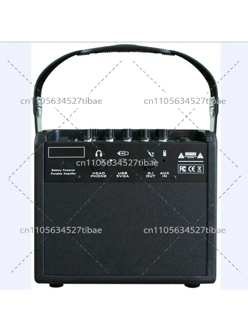 Mini Acoustic Electric Guitar Amplifier - Portable Rechargeable Combo with Reverb, Chorus, Bass & Treble