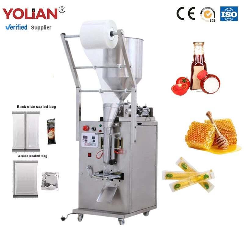 آلة تعبئة الكيس الأوتوماتيكية FYL-500 لزبدة الفول السوداني وصلصة الفلفل الحار ومعجون الطماطم والشامبو والكريمة والمنتجات السائلة