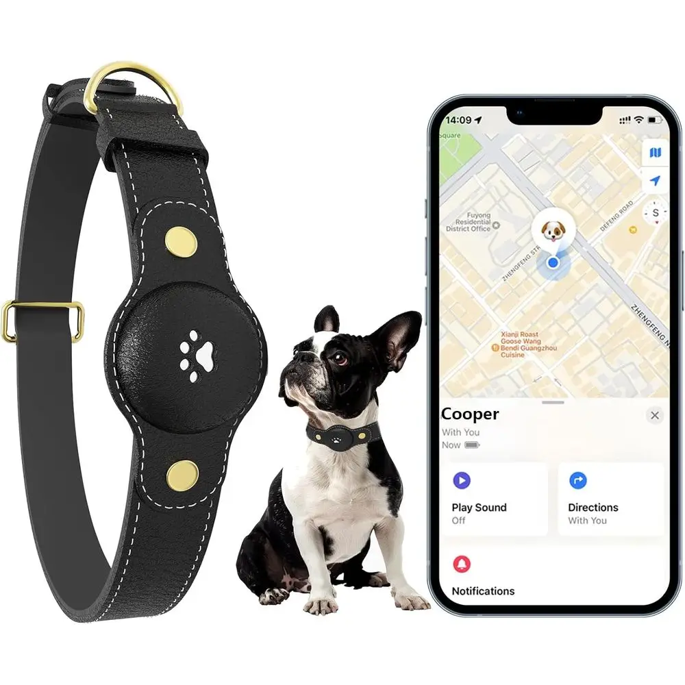 

GPS Tracker for Dogs – Smart Dog Collar & Pet Tracker with Real-Time Location, No Monthly Fee, Unlimited Range (iOS Only) – Fits