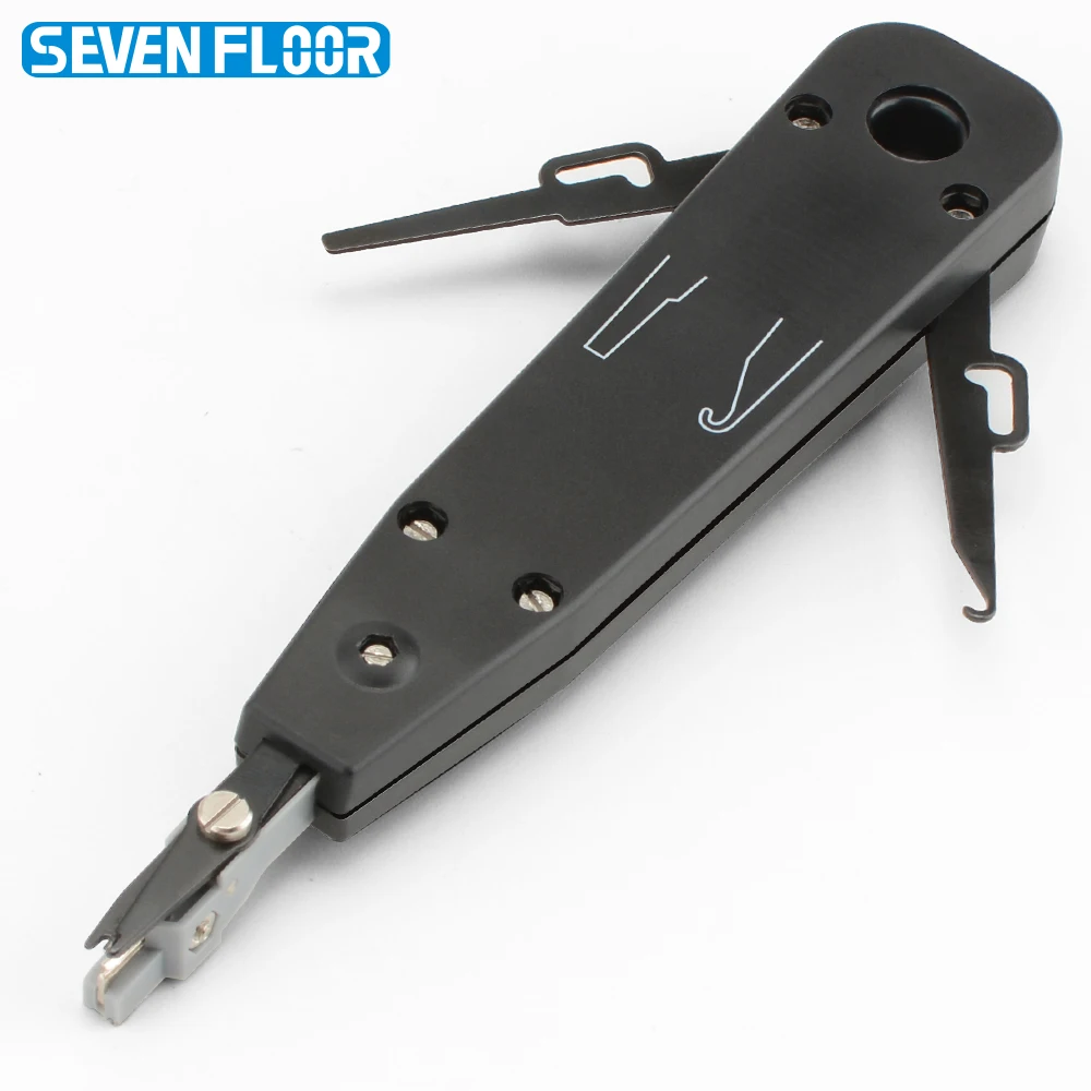Punch Down Tool 110 Wire Cutter Knife Telecom Pliers For Rj45 Keystone Jack Network Cable Telephone Module Patch Panel
