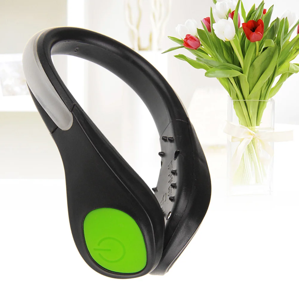 

1 pcs Shoe Light Clips Green Light For Night Running Safety Gear Joggers Walkers Led Flash Shoe Clips Bikers Outdoor Tool