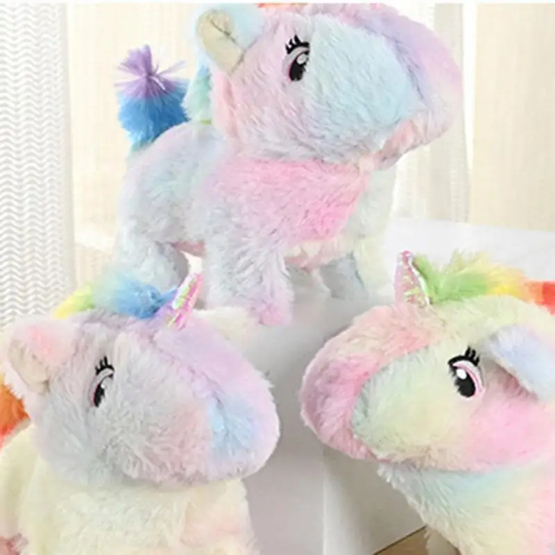 Walking Stuffed Animal Soft Stuffed Doll Plush Electric Toy Simulation Animal Family Toy For Kids Soft Stuffed Doll Plushies